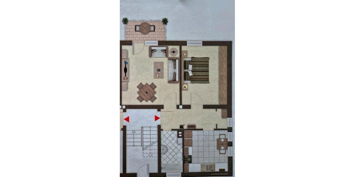 Etagenwohnung Leverkusen Opladen - 2 Zimmer, 56 m&sup2;, 800&euro; | Angebot:27537345