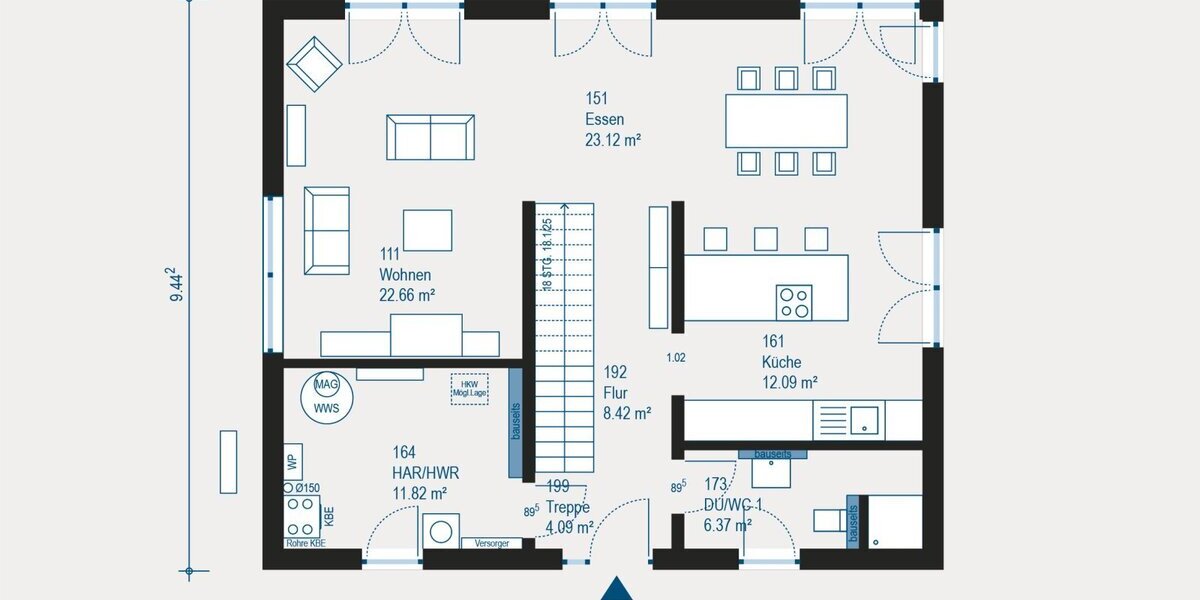 Individuelle Stadtvilla in Korschenbroich - Ihr maßgeschneidertes Zuhause mit allkauf Komfort - Villa Korschenbroich | Angebot:27569335