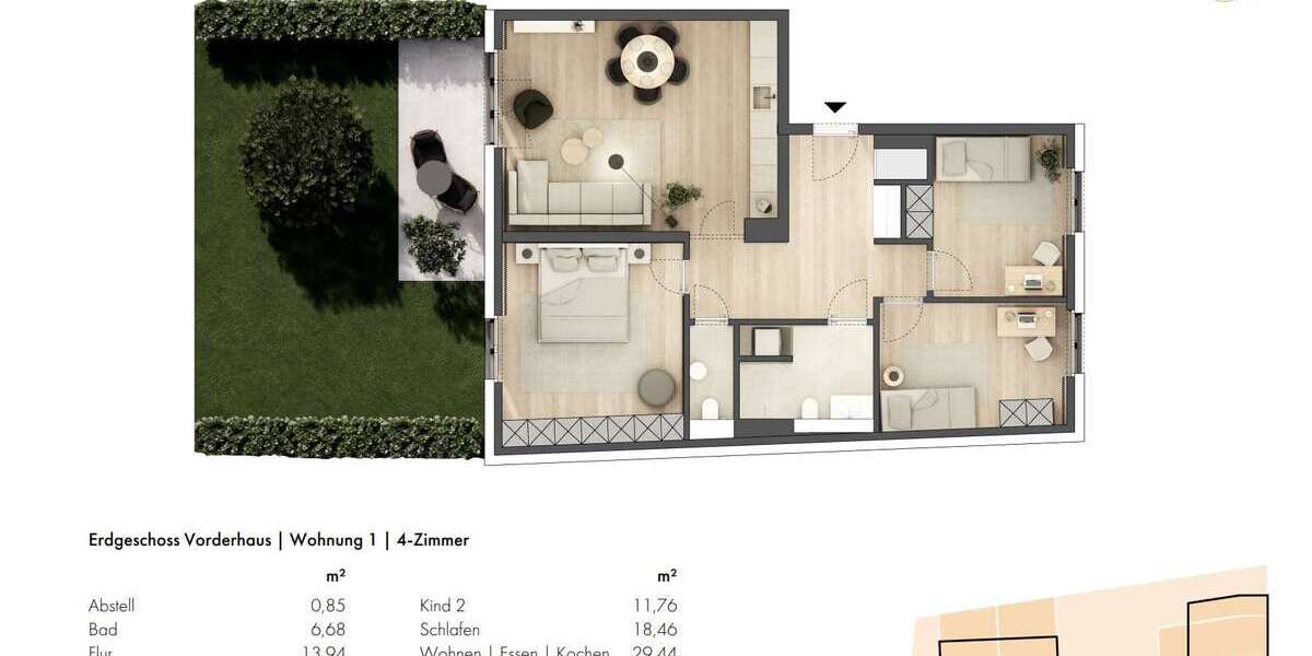 Etagenwohnung Langenfeld - 4 Zimmer, 98 m&sup2;, 568.500&euro; | Angebot:27503308