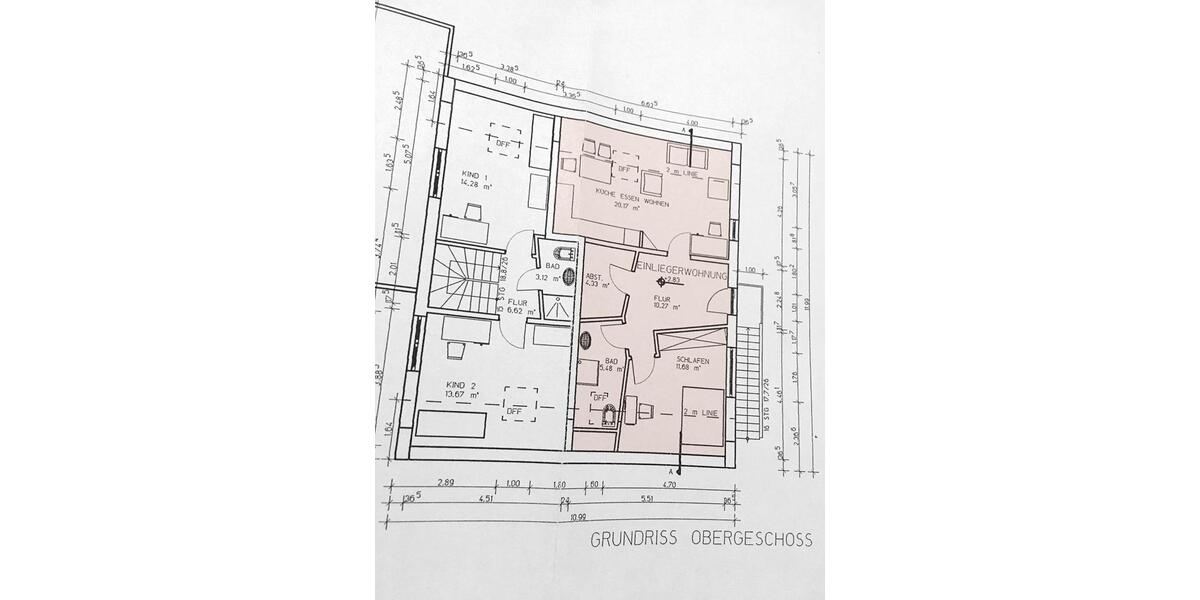 Dachgeschoßwohnung Korschenbroich - 1 Zimmer, 61 m&sup2;, 850&euro; | Angebot:27567554