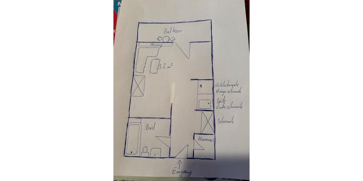Etagenwohnung Neuss - 1 Zimmer, 32 m&sup2;, 108.000&euro; | Angebot:27540993