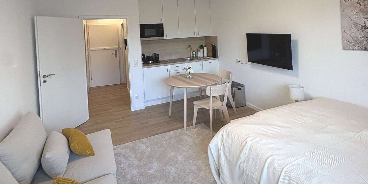 Zimmer Düsseldorf Stadtbezirk 9 - 1 Zimmer, 1.150&euro; | Angebot:27493796