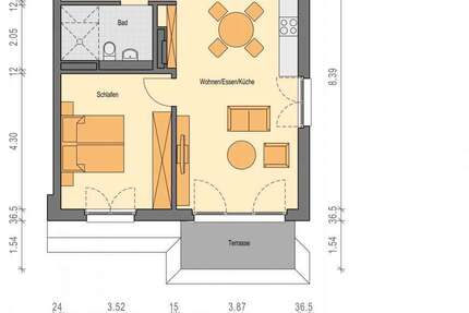 Wohnung Düsseldorf Stadtbezirk 3 - 2 Zimmer, 61 m&sup2;, 731&euro; | Angebot:27551845