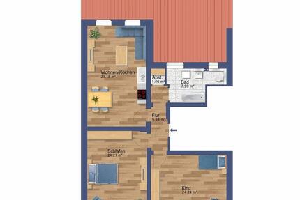 Wohnung Duisburg - 3 Zimmer, 95 m&sup2;, 1.253&euro; | Angebot:27533681