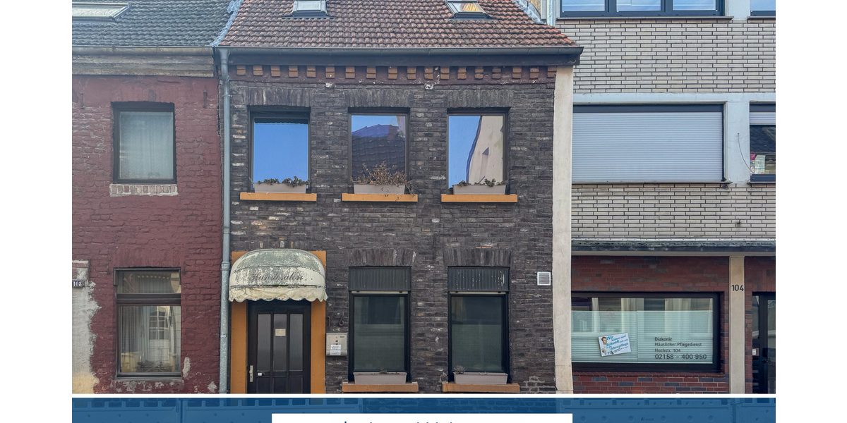 Einfamilienhaus Grefrath - 2.5 Zimmer, 90 m&sup2;, 195.000&euro; | Angebot:26007725