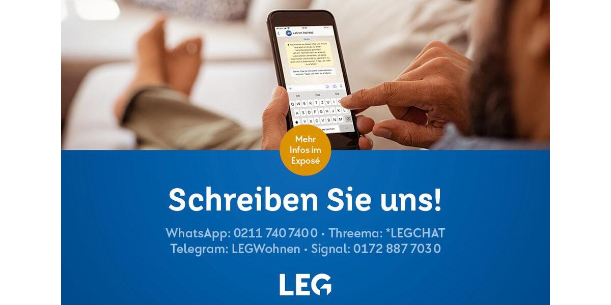 Etagenwohnung Duisburg Angerhausen - 3 Zimmer, 71 m&sup2;, 619&euro; | Angebot:17548536
