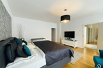 Wohnen auf einer Ebene Moderne, hochwertige 3 Zimmer-Wohnung mit Bungalow-Charakter - Erdgeschoßwohnung Düsseldorf Heerdt | Angebot:27496473