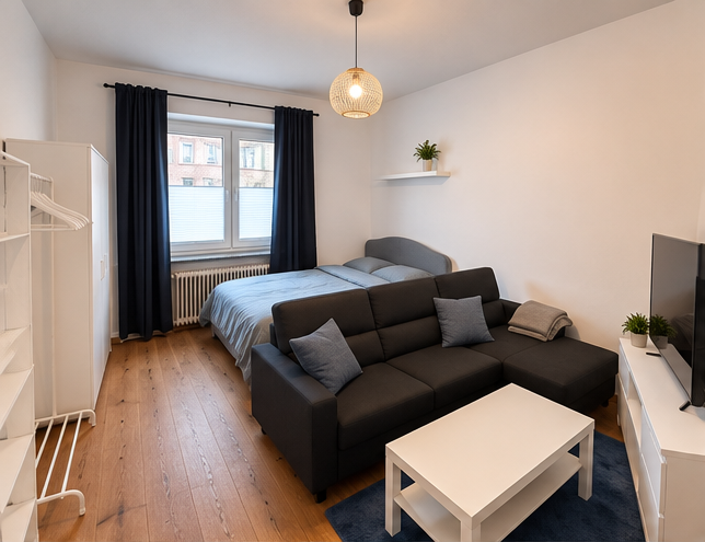 Etagenwohnung Düsseldorf Pempelfort - 1.5 Zimmer, 41 m&sup2;, 1.100&euro; | Angebot:27501214