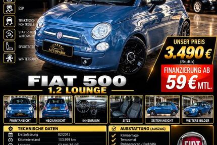 Fiat 500 153.652 km 3.290 &euro; Mönchengladbach 41238