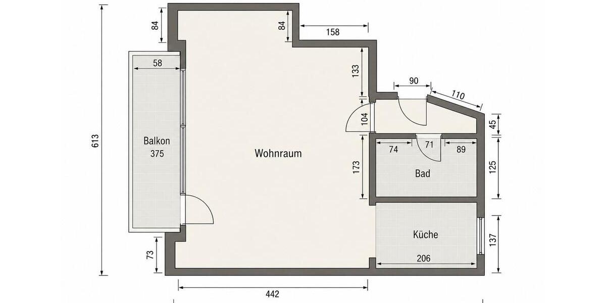 Etagenwohnung Düsseldorf Pempelfort - 1 Zimmer, 35 m&sup2;, 175.000&euro; | Angebot:27533523
