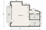 Etagenwohnung Düsseldorf Pempelfort - 1 Zimmer, 35 m&sup2;, 175.000&euro; | Angebot:27533523