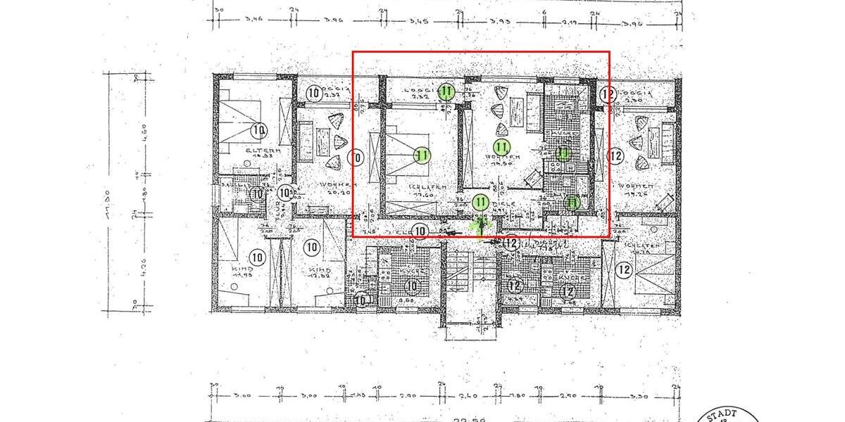 Etagenwohnung Mönchengladbach West - 2 Zimmer, 57 m&sup2;, 650&euro; | Angebot:27553703