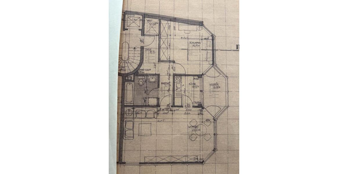 Etagenwohnung Krefeld - 2 Zimmer, 65 m&sup2;, 600&euro; | Angebot:27541042