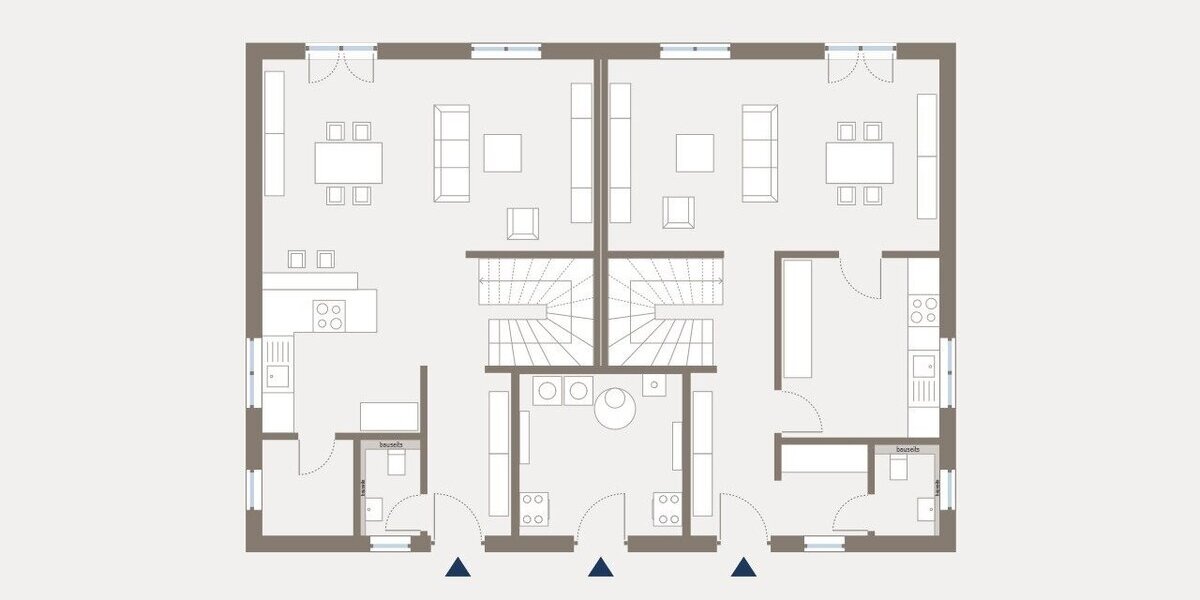 Mehr Generationen Haus 7 mit Grundstück, Qualität,Design und Lage bei allkauf keine Frage! - Doppelhaushälfte Dormagen Nievenheim | Angebot:27437807