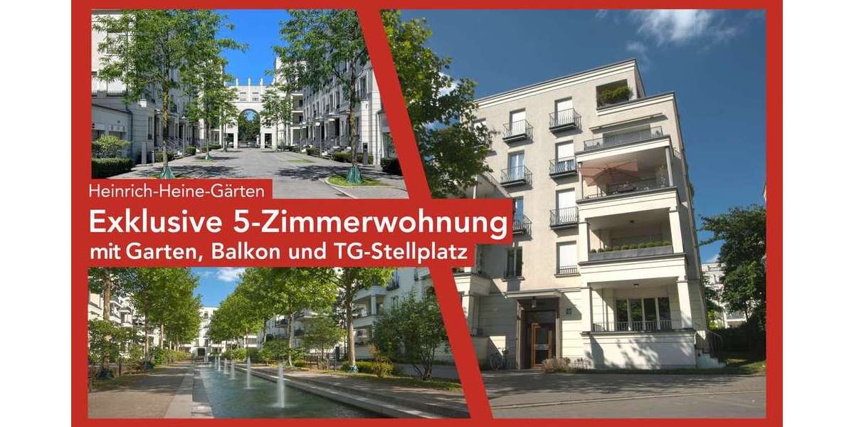 Etagenwohnung Düsseldorf Heerdt - 5 Zimmer, 178 m&sup2;, 1.400.000&euro; | Angebot:22511411
