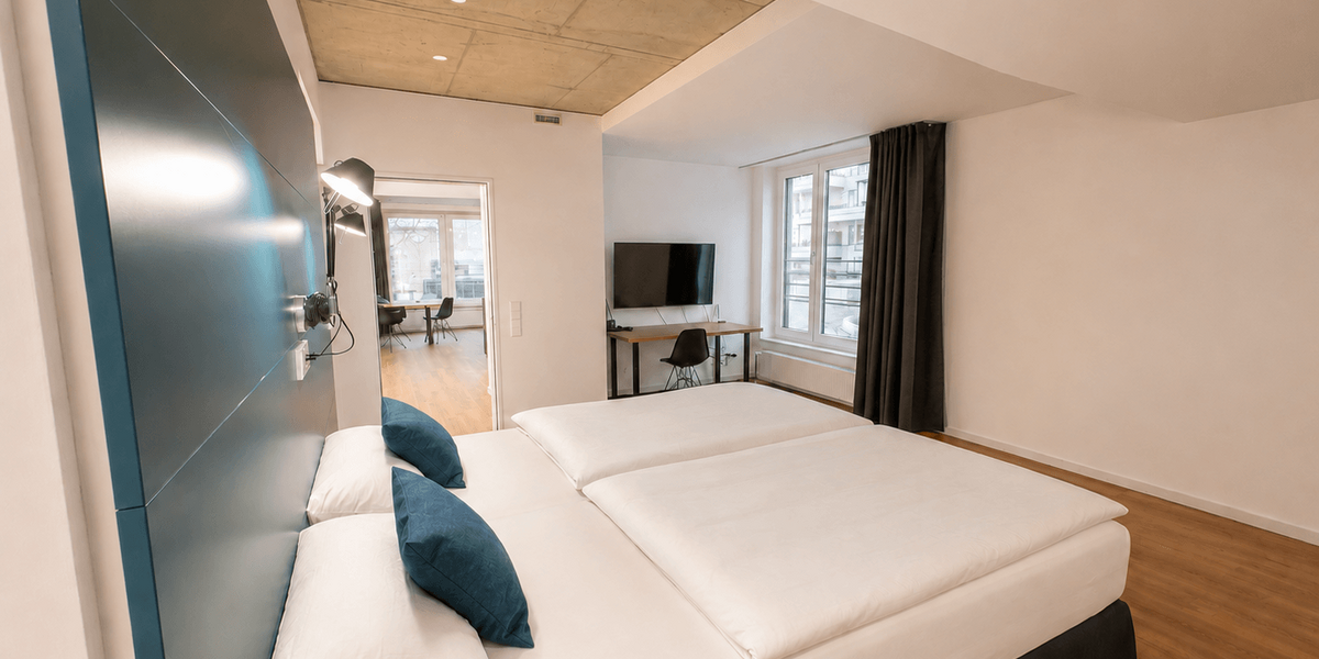 Etagenwohnung Düsseldorf Heerdt - 2 Zimmer, 80 m&sup2;, 1.420&euro; | Angebot:27489575