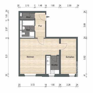 Etagenwohnung Leverkusen Opladen - 2.5 Zimmer, 52 m&sup2;, 750&euro; | Angebot:27541996