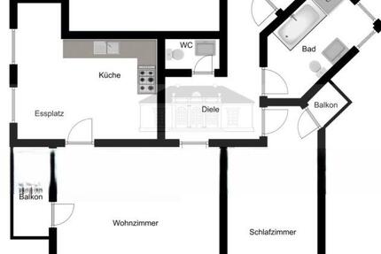 Wohnung Krefeld - 2 Zimmer, 74 m&sup2;, 800&euro; | Angebot:27543382