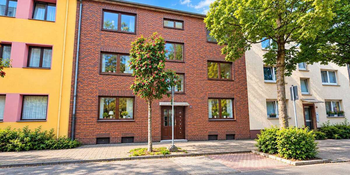 Etagenwohnung Duisburg Laar - 2 Zimmer, 54 m&sup2;, 87.300&euro; | Angebot:27443340