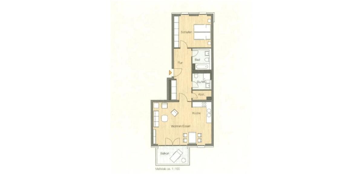 Etagenwohnung Düsseldorf Stadtbezirk 7 - 2.5 Zimmer, 82 m&sup2;, 1.952&euro; | Angebot:27548846