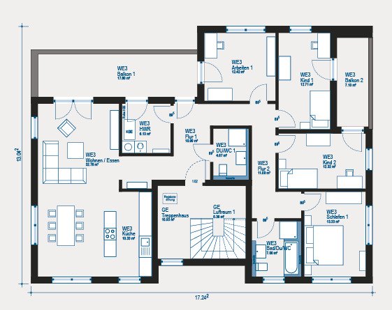 Rendite stark & Gefördert :Neubau mit KfW-Bonus Mehrfamilienhaus in Mönchengladbach - Mehrfamilienhaus, Wohnhaus Mönchengladbach Nord | Angebot:27438457