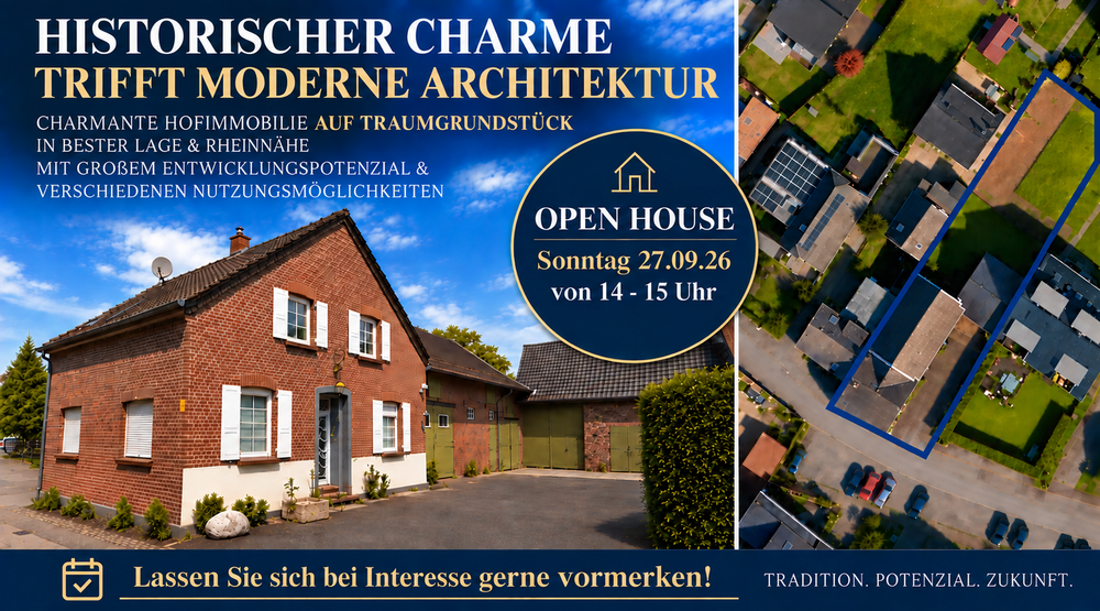Einfamilienhaus Düsseldorf Lörick - 5 Zimmer, 340 m&sup2;, 1.450.000&euro; | Angebot:27313200