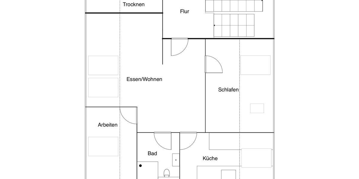 Dachgeschoßwohnung Krefeld Gellep-Stratum - 2.5 Zimmer, 60 m&sup2;, 159.000&euro; | Angebot:27499360