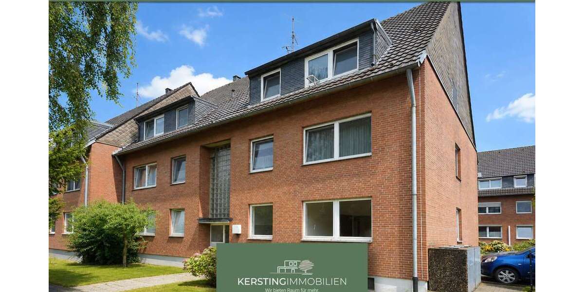 Etagenwohnung Krefeld / Hüls Hüls - 3 Zimmer, 64 m&sup2;, 608&euro; | Angebot:27548653