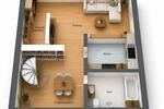 Maisonettenwohnung Düsseldorf Stadtbezirk 5 - 2 Zimmer, 88 m&sup2;, 369.000&euro; | Angebot:27447076
