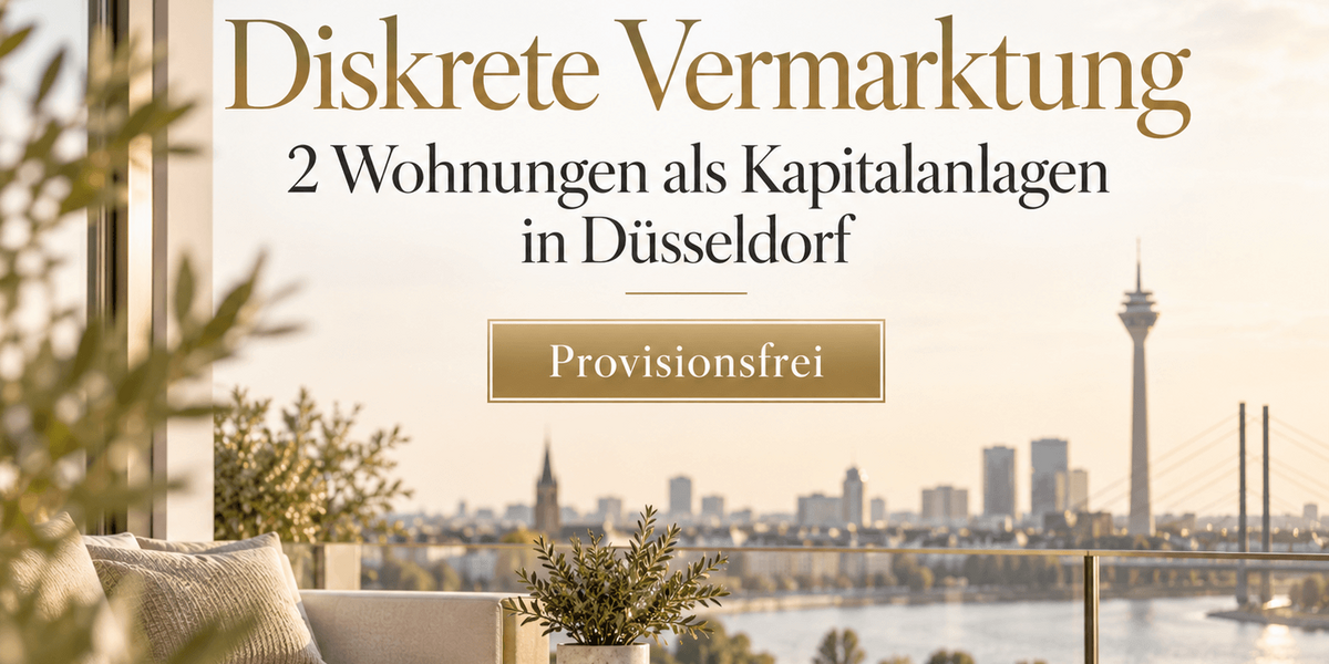 Etagenwohnung Düsseldorf Stadtbezirk 5 - 2 Zimmer, 49 m&sup2;, 220.995&euro; | Angebot:27553361