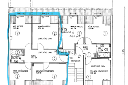 Wohnung Duisburg Ruhrort - 3 Zimmer, 73 m&sup2;, 441&euro; | Angebot:27469690
