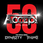 ACCEPT + Supports: Dynazty + Tailgunner - 50th Anniversary Tour 2026