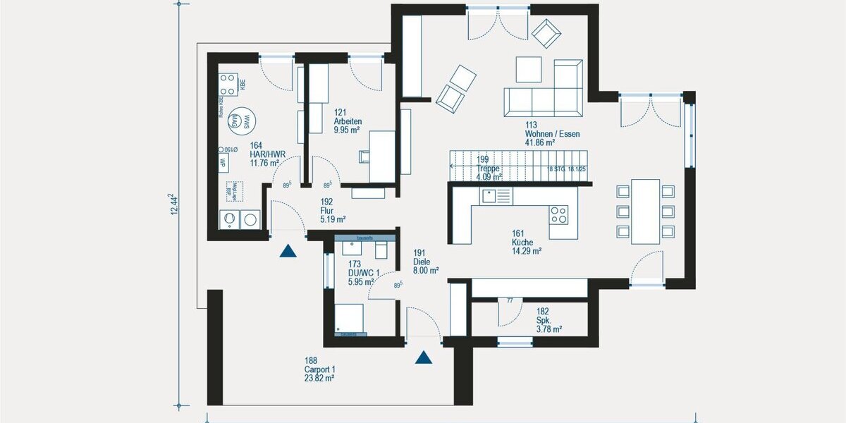 Individuell gestaltetes Einfamilienhaus in Mönchengladbach - Einfamilienhaus Mönchengladbach Nord | Angebot:27370053