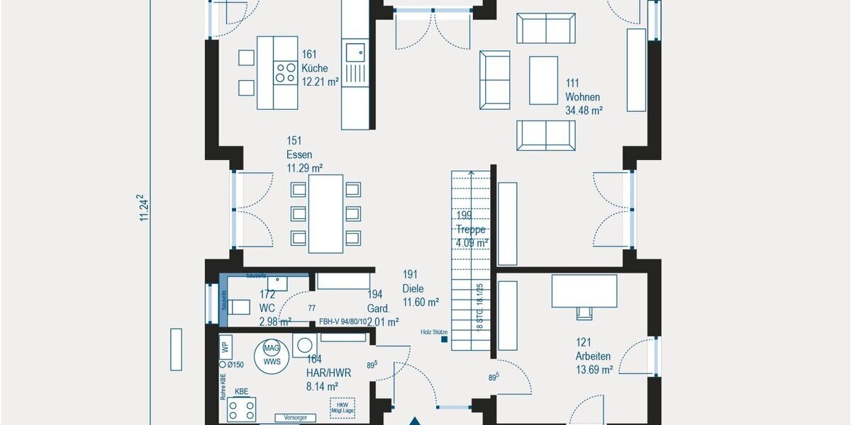 Exklusive Stadtvilla nach Maß - Individuelles Wohnen im Rhein-Kreis Neuss - Villa Rhein-Kreis Neuss Meerbusch | Angebot:27512378