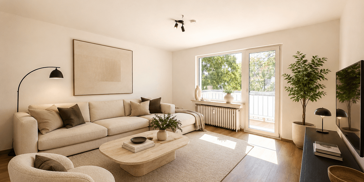 Etagenwohnung Düsseldorf Niederkassel - 2.5 Zimmer, 65 m&sup2;, 395.000&euro; | Angebot:27553224