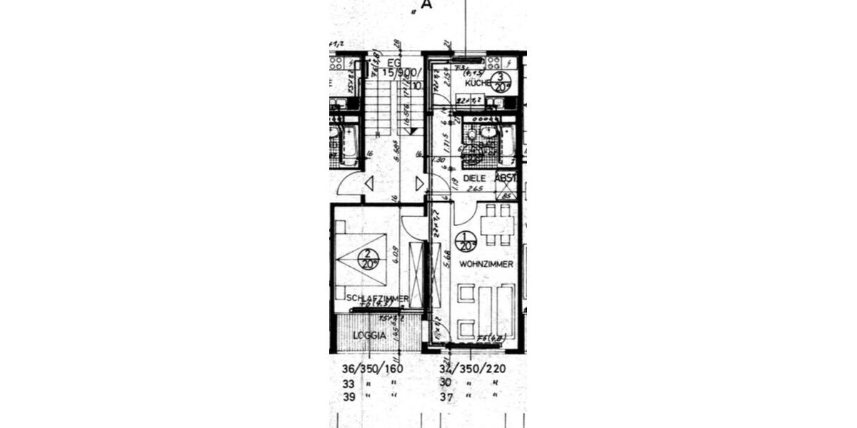 Etagenwohnung Monheim am Rhein - 2 Zimmer, 54 m&sup2;, 205.000&euro; | Angebot:27427326