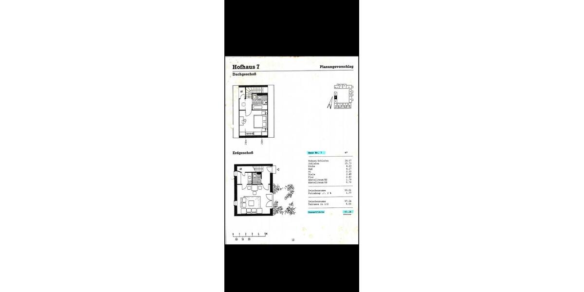 Terrassenwohnung Köln Chorweiler - 2 Zimmer, 63 m&sup2;, 310.000&euro; | Angebot:27446962