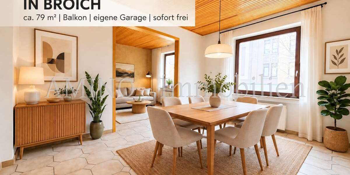 Etagenwohnung Mülheim an der Ruhr Broich - 3 Zimmer, 79 m&sup2;, 175.000&euro; | Angebot:27505207