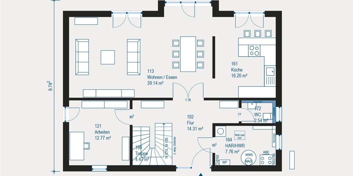 Individuelle Wohn(t)räume verwirklichen - Flexibles Einfamilienhaus für Ihre Familie in Mönchengladbach - Einfamilienhaus Mönchengladbach Pongs | Angebot:27369899