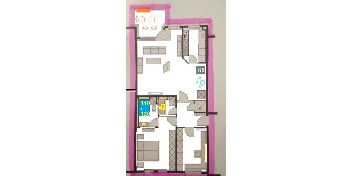 Etagenwohnung Mönchengladbach Süd - 3 Zimmer, 80 m&sup2;, 242.000&euro; | Angebot:27436398