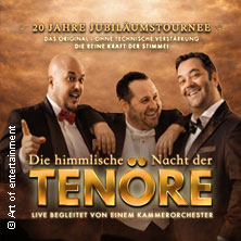 Himmlische Nacht der Tenöre - Das Original - Live und ohne technische Verstärkung 20.02.2027 Ev. Kreuzkirche