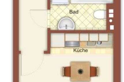 Wohnung Mönchengladbach Flughafen - 2 Zimmer, 40 m&sup2;, 249&euro; | Angebot:27505748