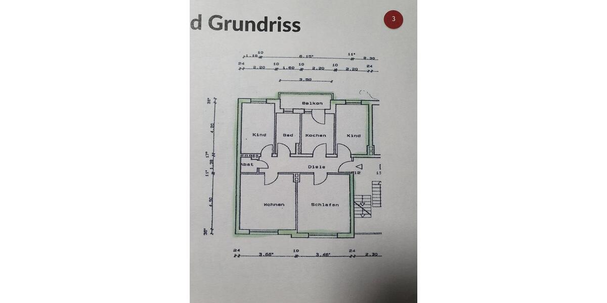 Etagenwohnung Mönchengladbach Ost - 4 Zimmer, 76 m&sup2;, 129.000&euro; | Angebot:27513356