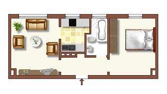 Wohnung Duisburg Huckingen - 2 Zimmer, 40 m&sup2;, 409&euro; | Angebot:27520683