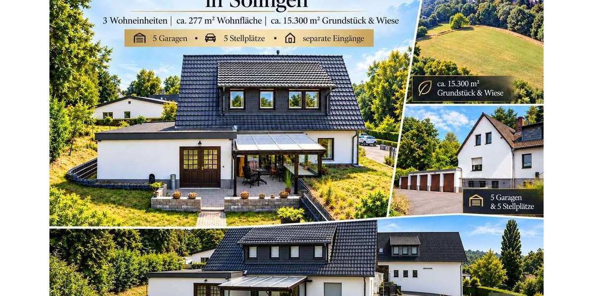 Einfamilienhaus Solingen Mitte - 9 Zimmer, 277 m&sup2;, 679.000&euro; | Angebot:27525556