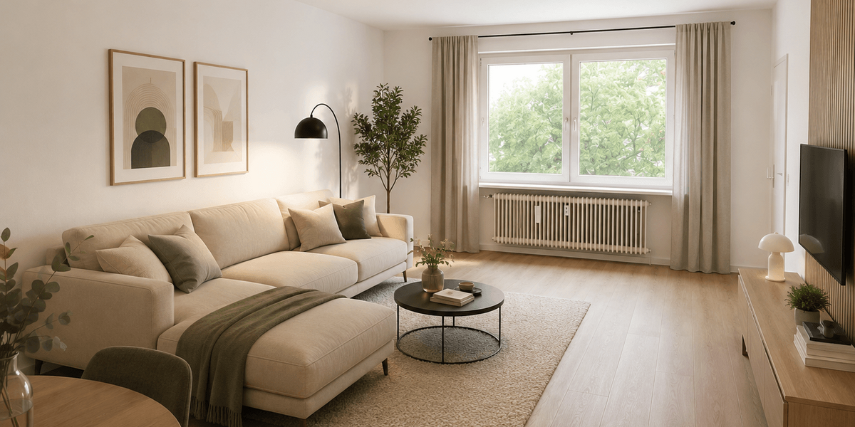 Etagenwohnung Düsseldorf Düsseltal - 2 Zimmer, 53 m&sup2;, 249.000&euro; | Angebot:27501800